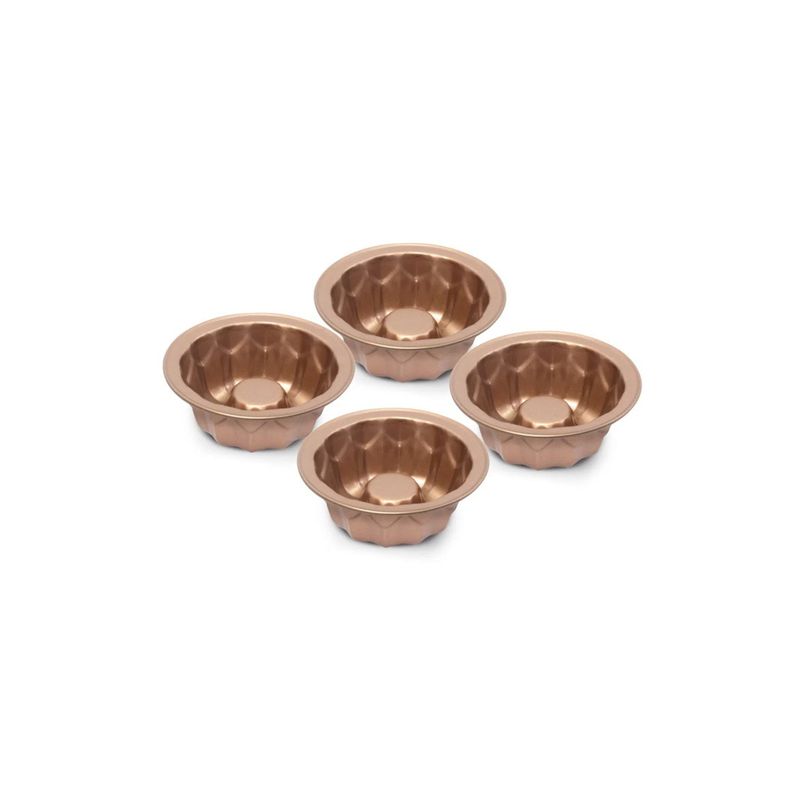 IMAHE - SET 4 MINI JAZMINES 11X4 CM ANTIAD. COBRE IMAHE
