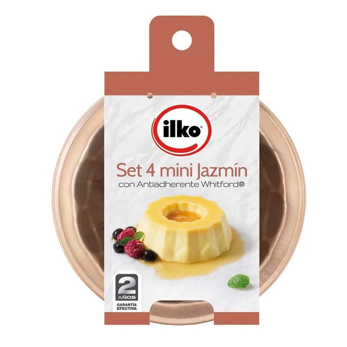 IMAHE - SET 4 MINI JAZMINES 11X4 CM ANTIAD. COBRE IMAHE