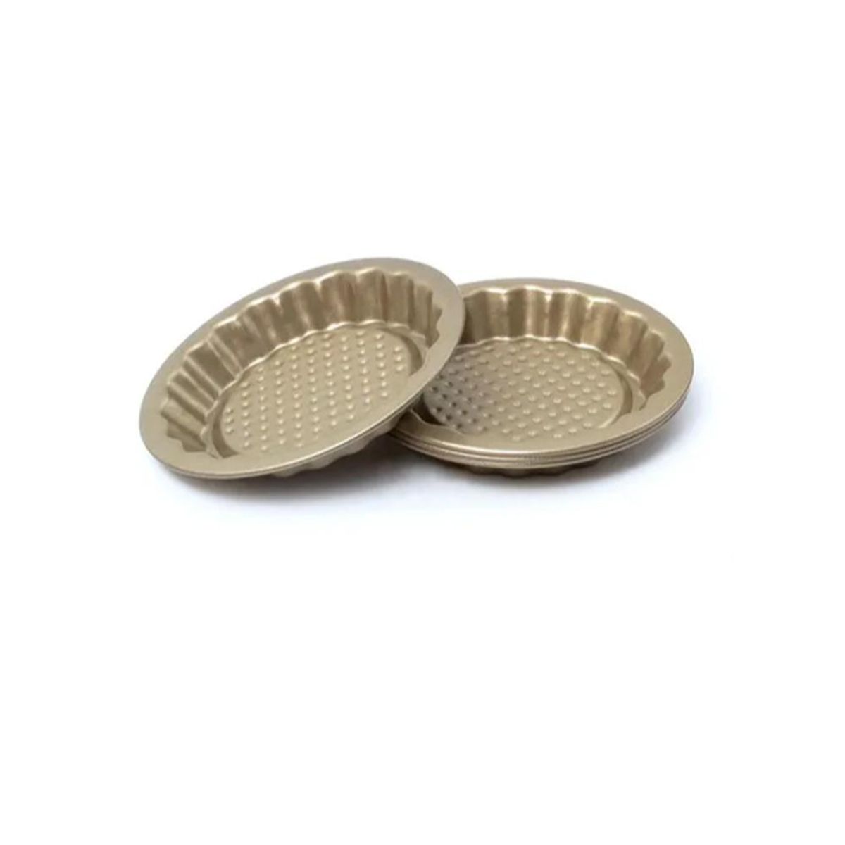 IMAHE - SET 4 MINI TARTALETAS NON STICK GOLD