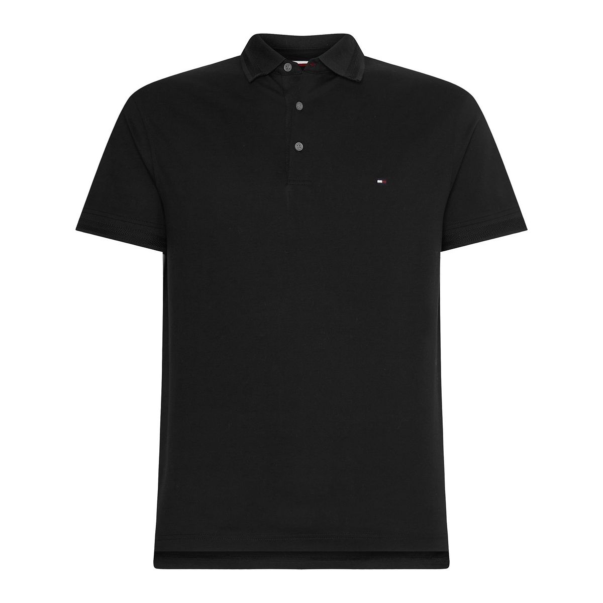 TOMMY HILFIGER - Polo Essential Casual Slim Fit Negro Tommy Hilfiger
