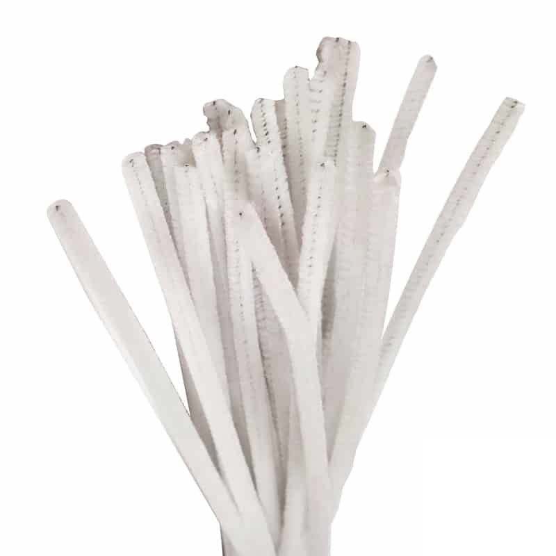 GENERICO - Limpia Pipas De 30 Cm - 20 Unidades BLANCO