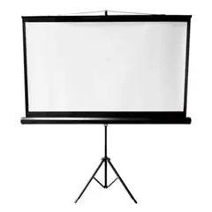 GENERICO - Telon Tripode Para Proyector 100 Pulgadas 16:9 Gris Metalizado