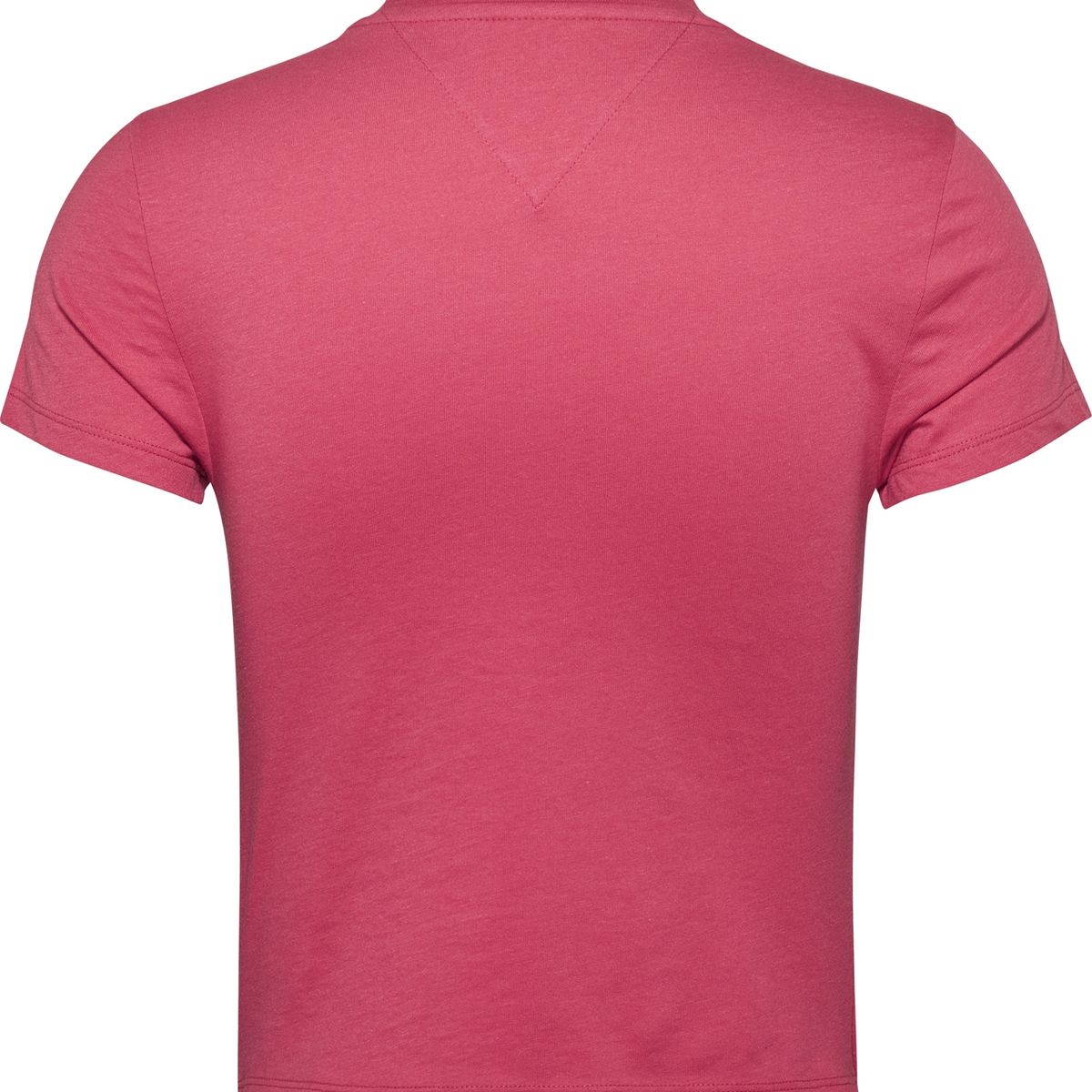 TOMMY HILFIGER - Polera Baby Cropped Essntial Rosado Tommy Jeans