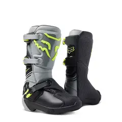 FOX - Botas Moto Niño Comp Gris