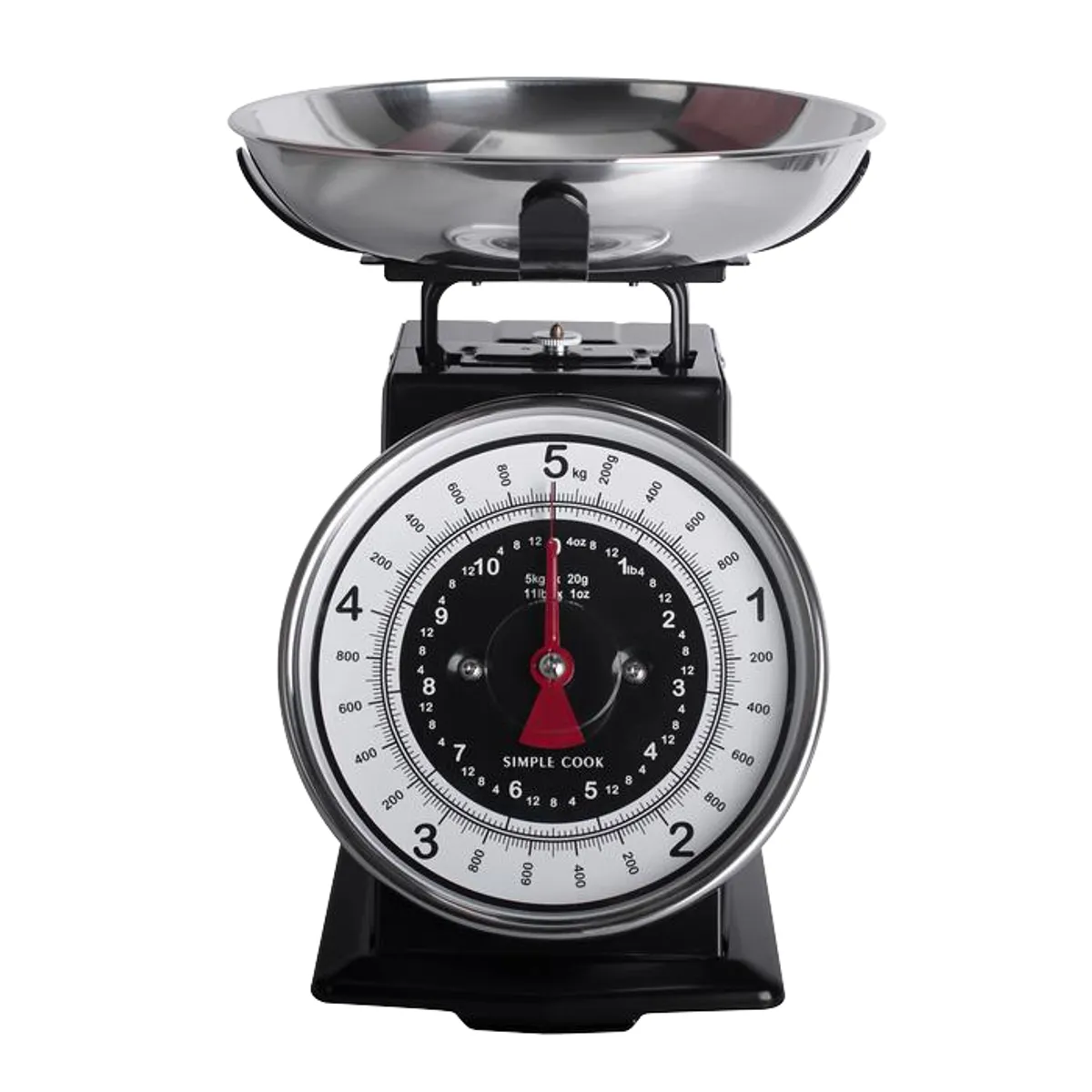 SIMPLE COOK - Balanza de cocina Simple Cook Bruselas negra