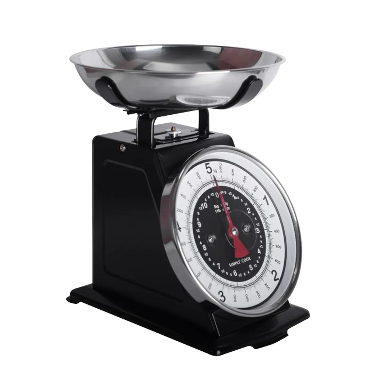 SIMPLE COOK - Balanza de cocina Simple Cook Bruselas negra