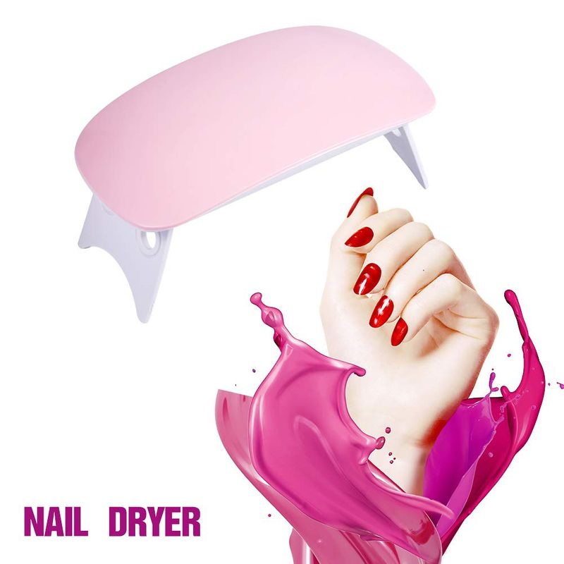 UNIVERSAL - MINI LAMPARA SECADOR DE UÑAS UV LED ESMALTE GEL Y PERMANETE