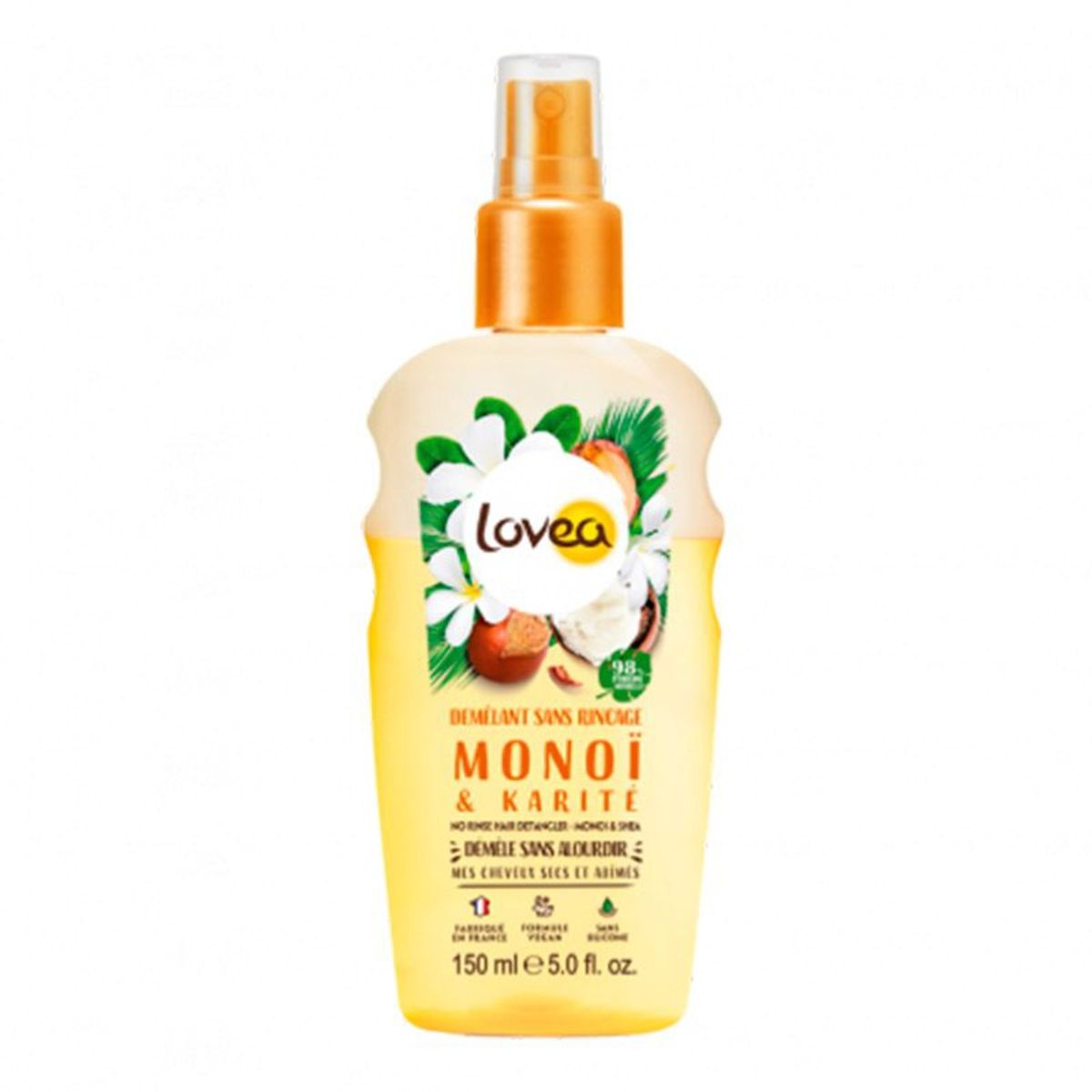 LOVEA - Spray Desenredante Monoi & Karité Cabello Seco Lovea 150 Ml