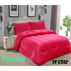 GENERICO - Cobertores plush con Chiporro 2 plazas Fucsia
