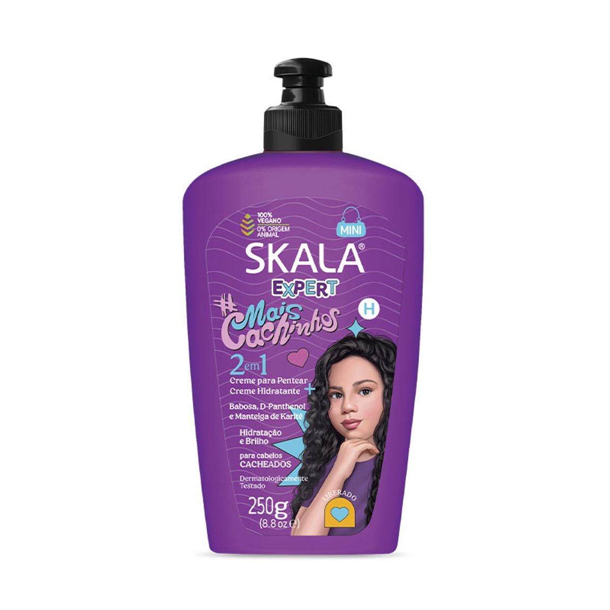 SKALA - Crema De Peinar 2-1 Karité Cabello Rizado Kids Skala 250 Gr