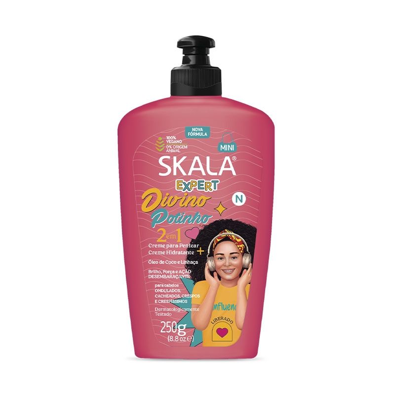 SKALA - Crema Para Peinar Skala 2 En 1 Divino Potinho Kids 250 G