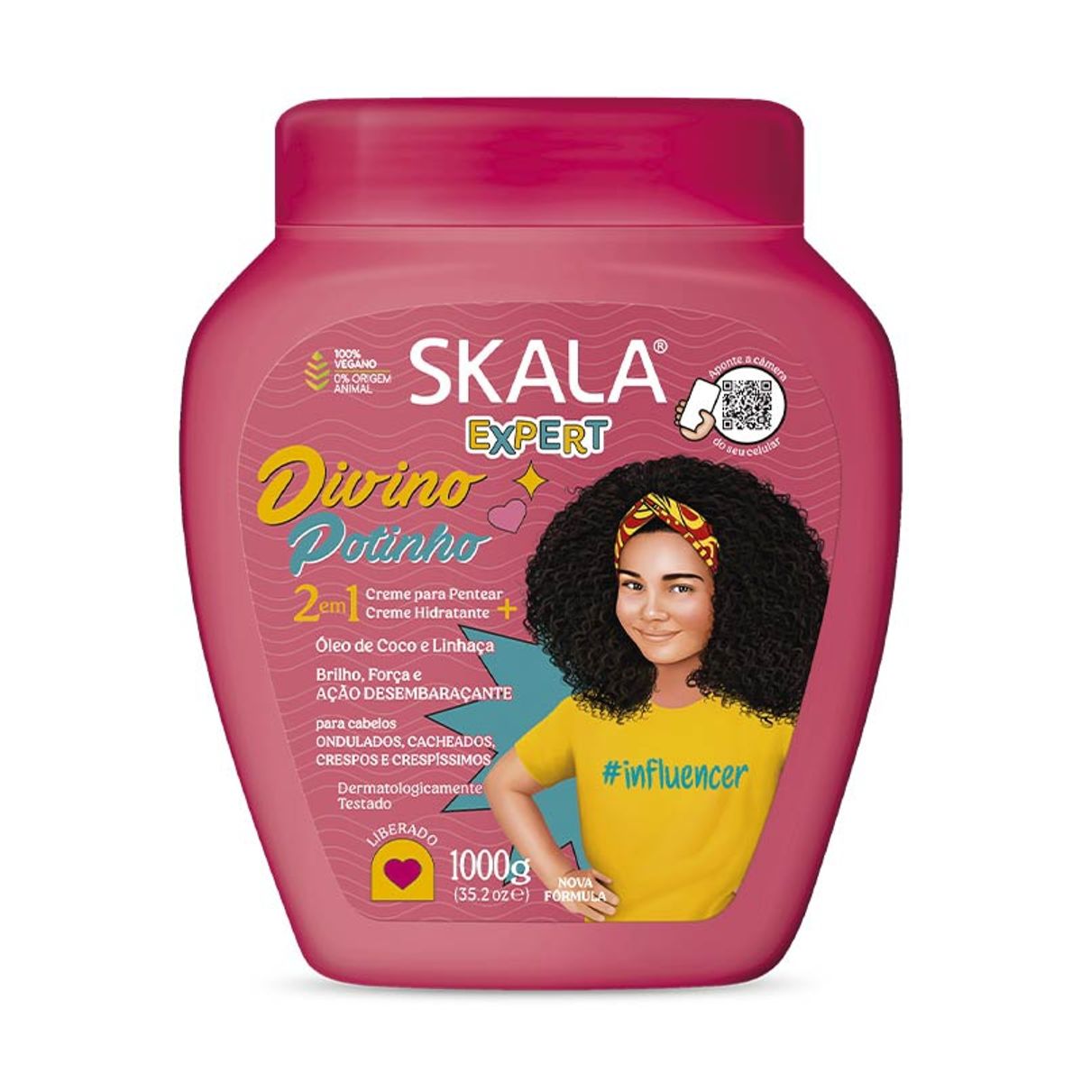 SKALA - Crema Para Peinar Rizos Hidratante 2 En 1 Skala Kids 1000 Gr