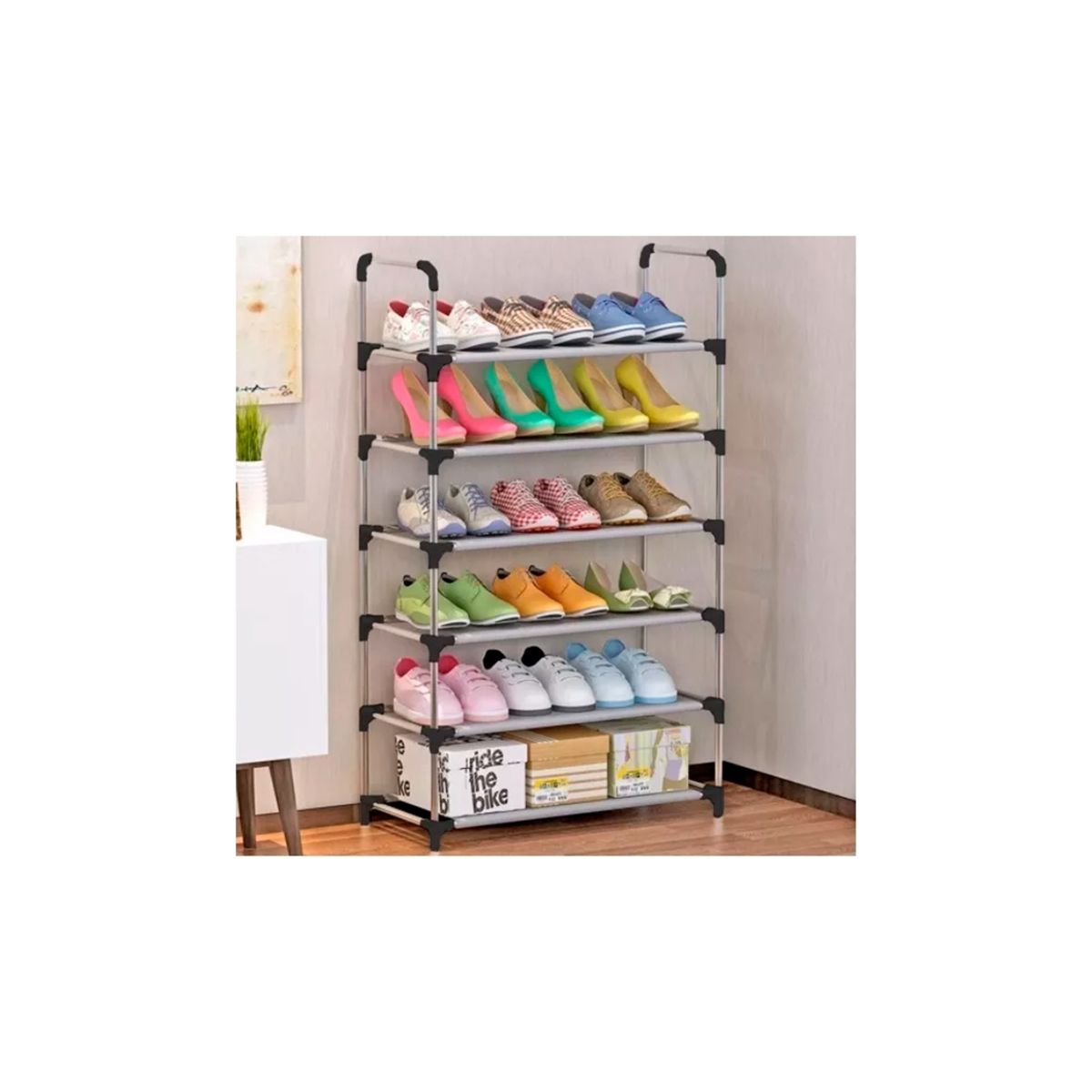GENERICO - Organizador De Zapatos 6 Capas Facil Armado