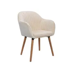 KLIK - Butaca Sitial Poltrona Diamante Terciopelo Acolchado - Beige