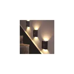 GENERICO - Lampara Solar Foco Impermeable Jardín Patio Pared