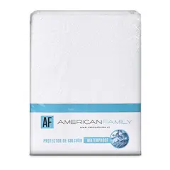AMERICAN FAMILY - Protector Cubre Colchon Cannon AFamily Waterproof 1 plaza