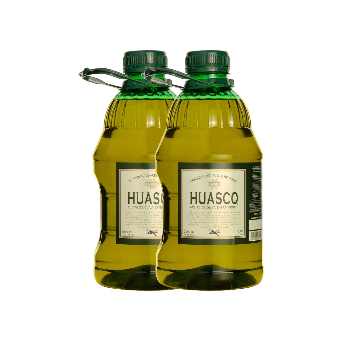 HUASCO - Aceite de Oliva extra virgen Huasco 2 x 2000 ml