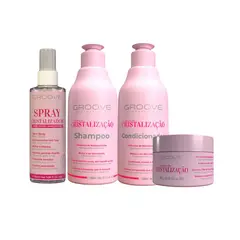 GROOVE PROFESIONAL - Kit Baño de Cristalización Pequeño Groove Professional