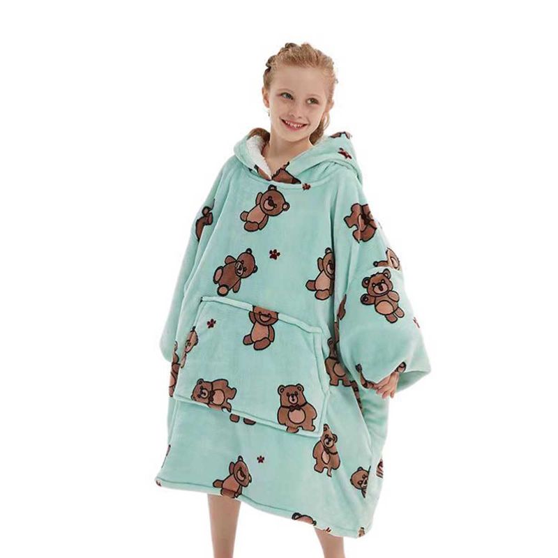 EVERSO - Polerones Felpa Con Capucha Manta Polar Niños
