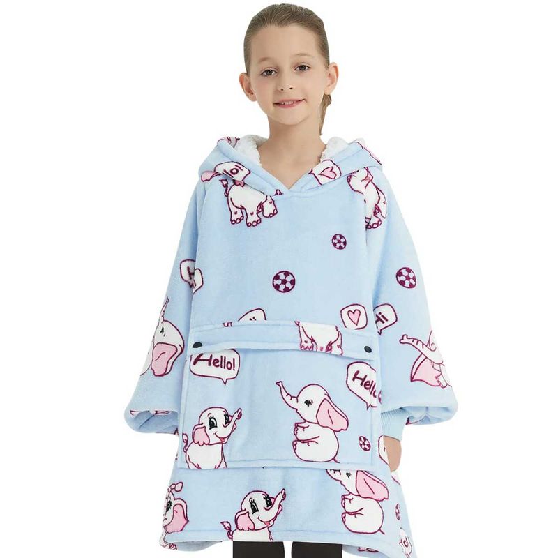 EVERSO - Polerones Felpa Con Capucha Manta Polar Niños