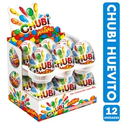 ARCOR - Caja Con Huevos Chubi Agítame- (caja Con 12 Unidades)