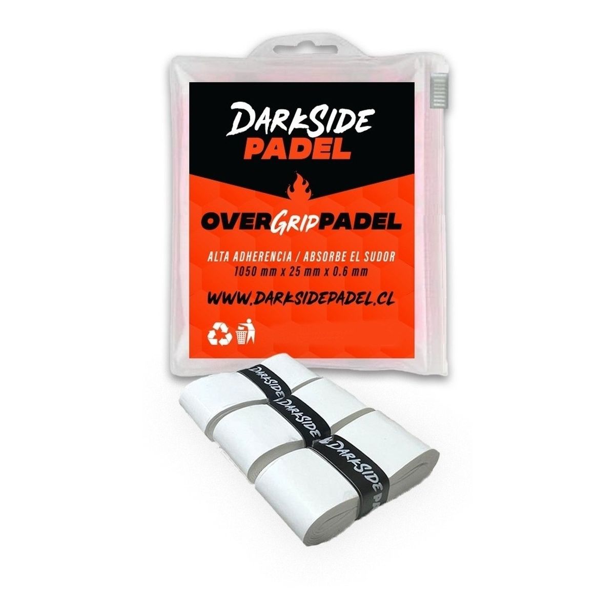 GENERICO - Pack 3 Overgrip Pala Padel Tenis Set Agarre Absorción