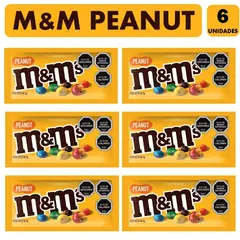 GENERICO - M&M Amarillo - Peanut - Mani (Pack Con 6 Unidades)