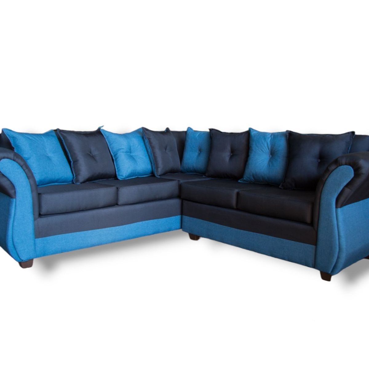 DUNA - Seccional 5 cuerpos Marsella bicolor lino negro azul