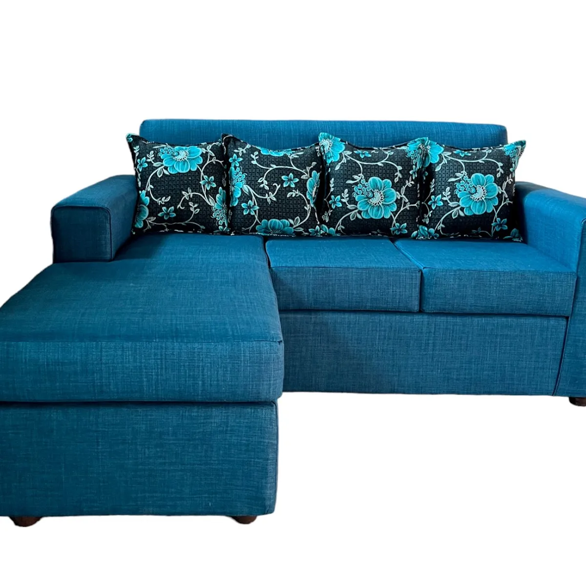 DUNA - Sofá intercambiable Viena lino Catania esmeralda