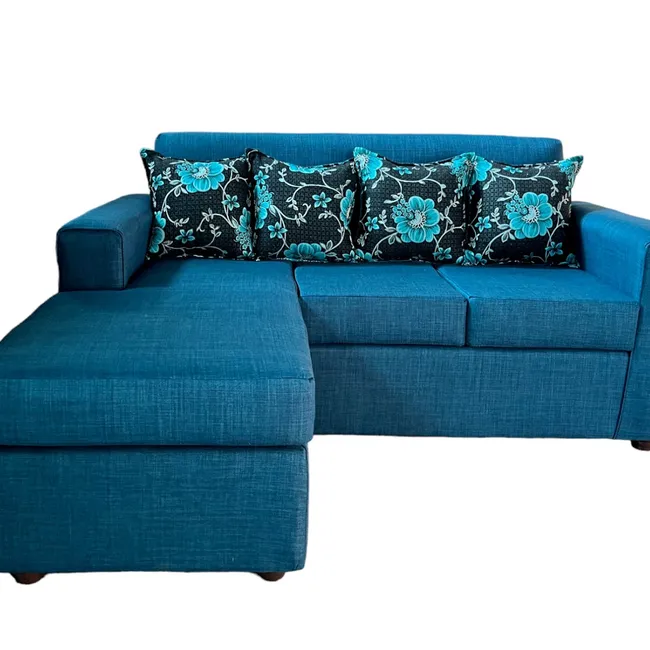 DUNA - Sofá intercambiable Viena lino Catania esmeralda