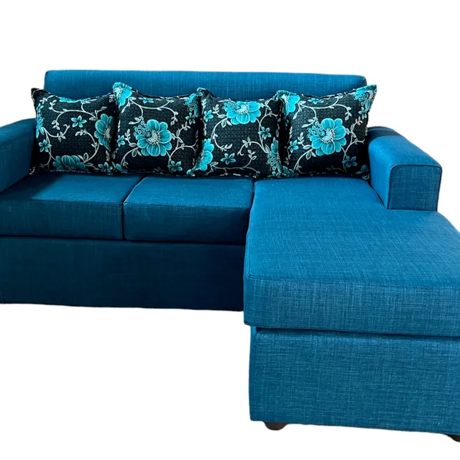 DUNA - Sofá intercambiable Viena lino Catania esmeralda