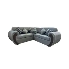 DUNA - Seccional 5 cuerpos Hamburgo lino gris medio