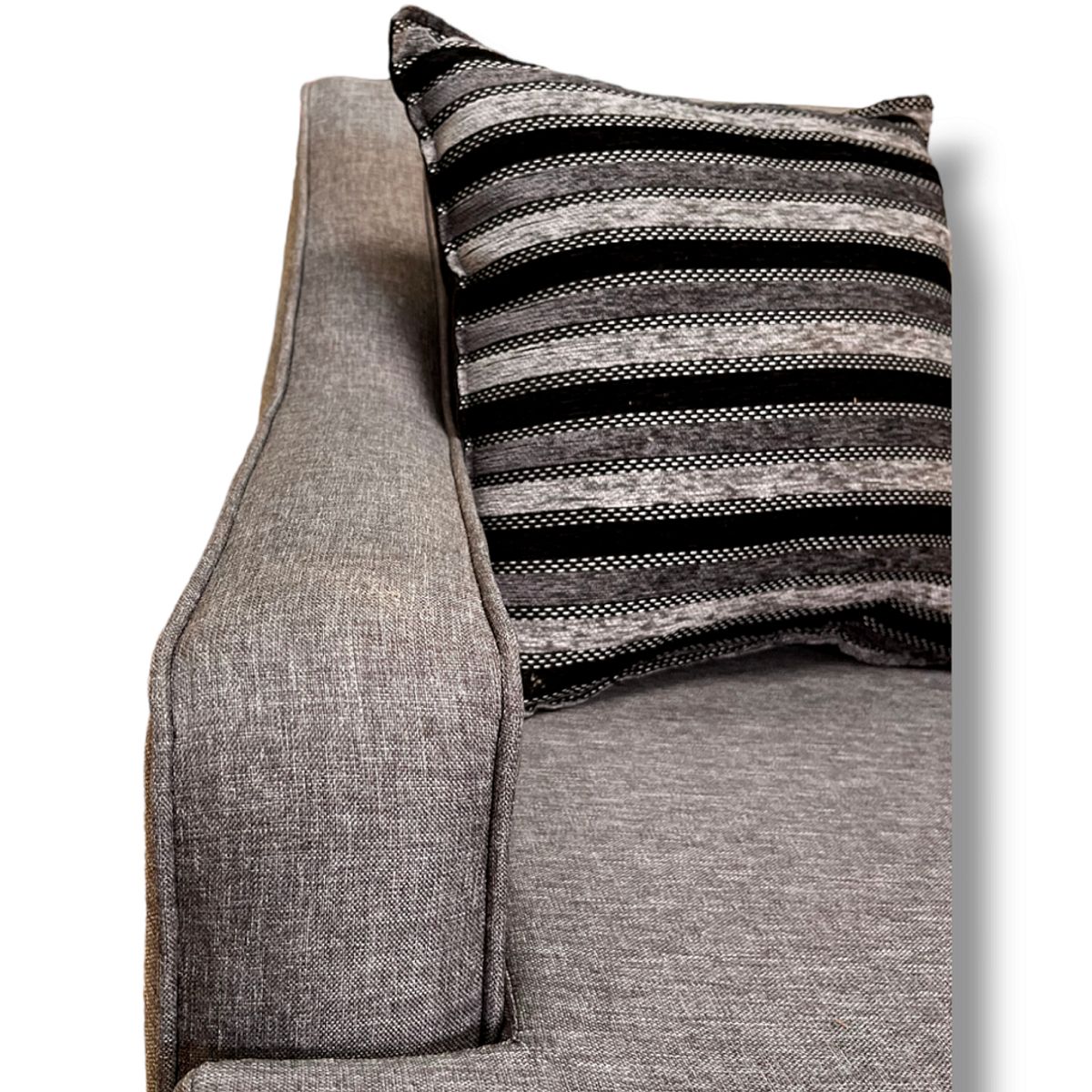 DUNA - Juego de living 3-1-1 Oslo lino gris medio