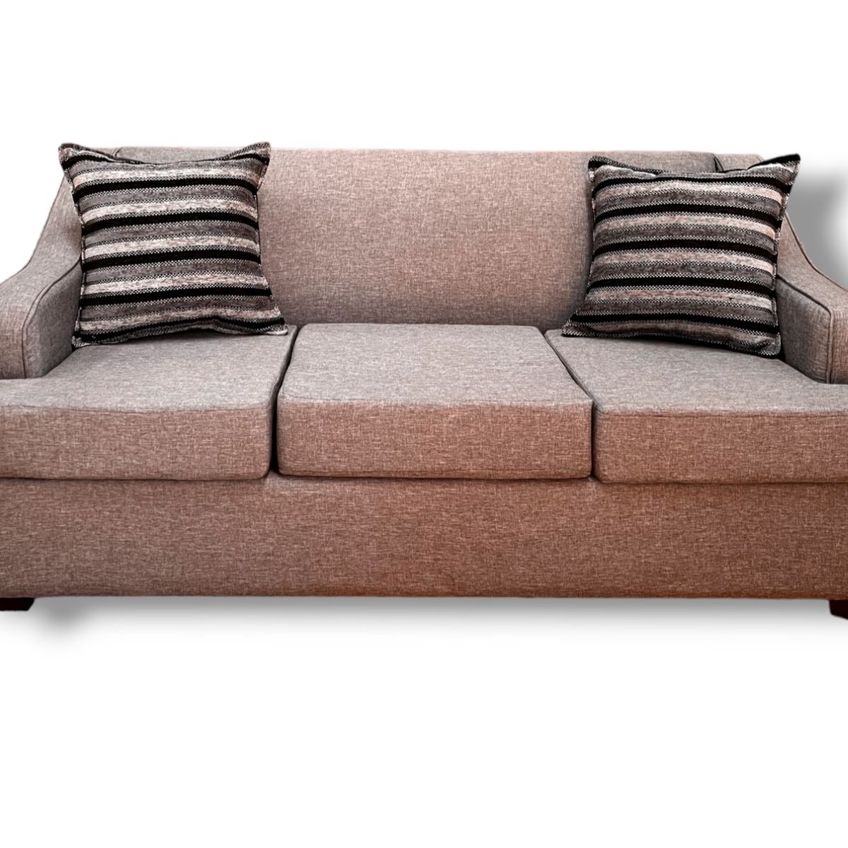 DUNA - Juego de living 3-1-1 Oslo lino gris medio