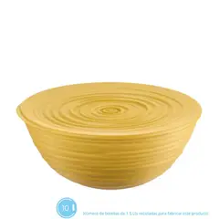 GUZZINI - Contenedor con Tapa Tierra Color Mostaza 25cms