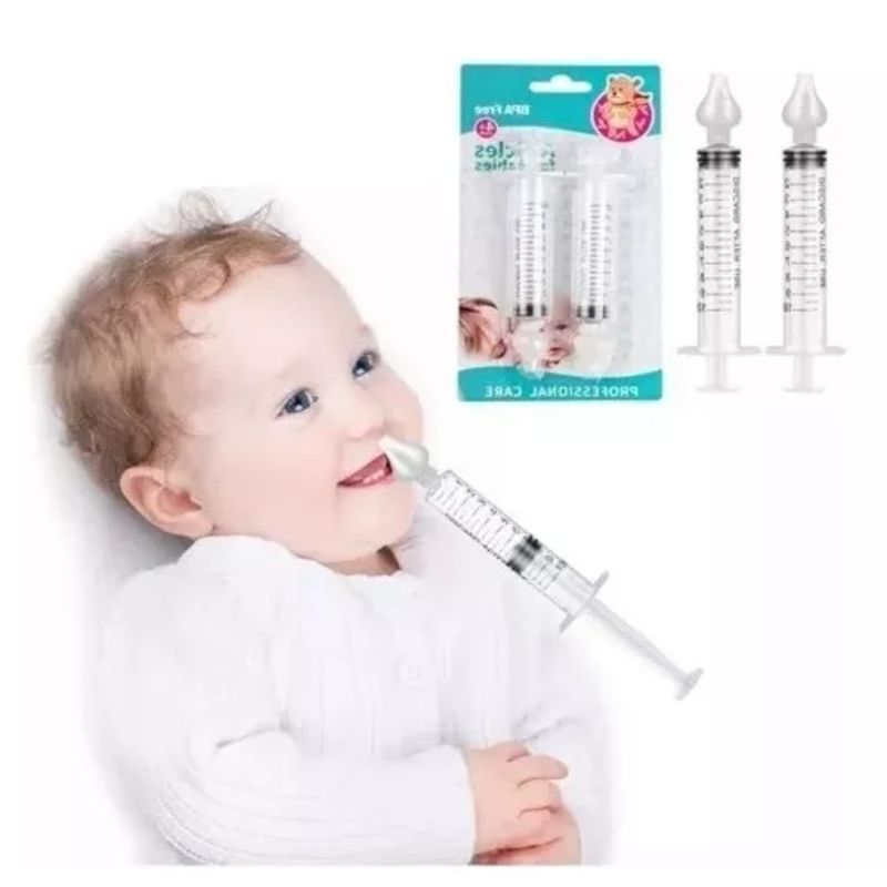 GENERICO - Pack x2 Jeringa Lavado Nasal En Bebes - 10ml