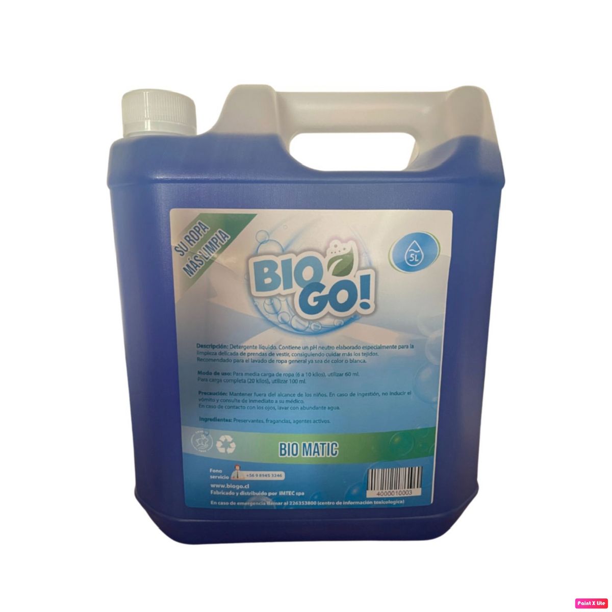 DBLUE - Detergente BioGo Bio Matic 5 Litros