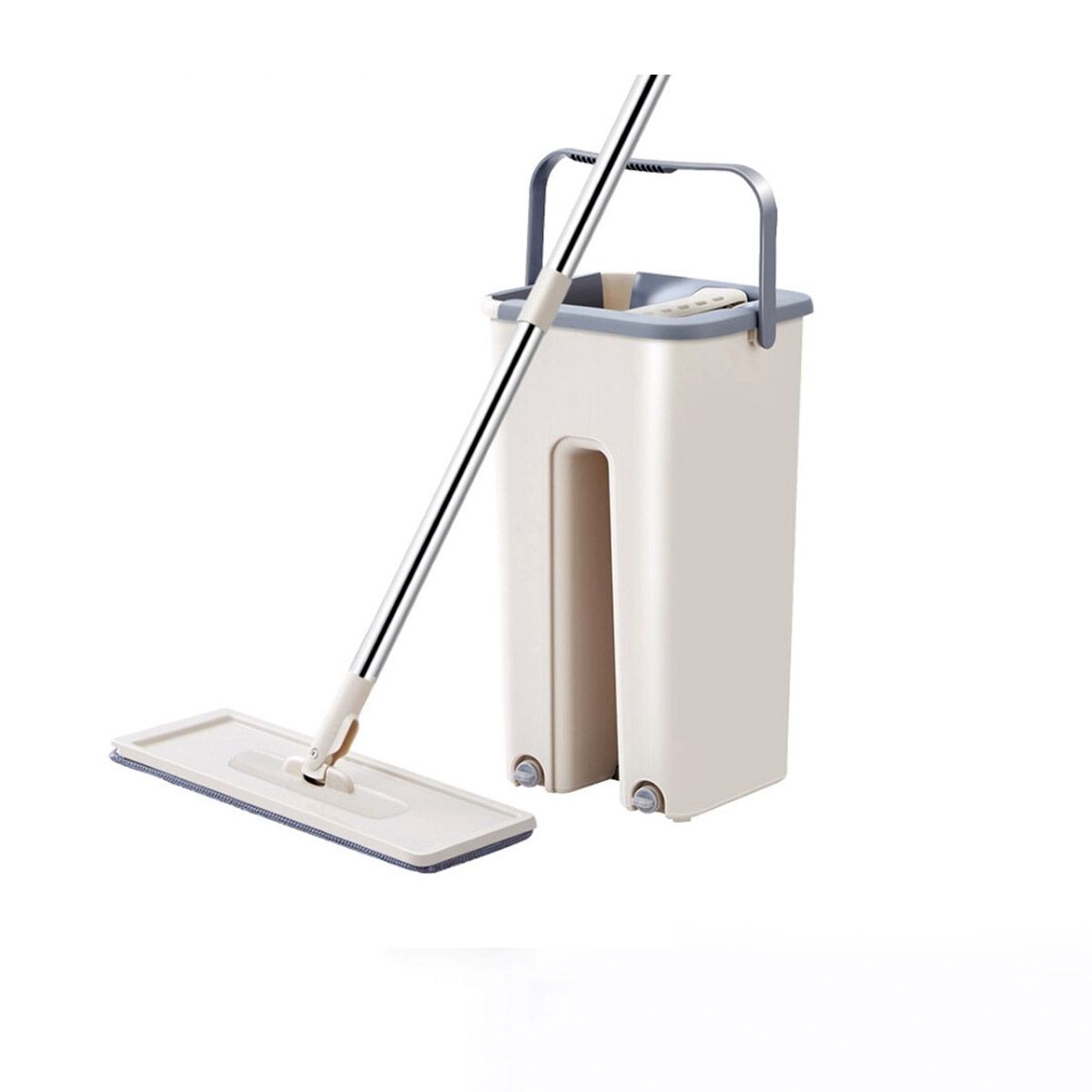 GENERICO - Trapeador Mopa Plana Con Balde Escurridor