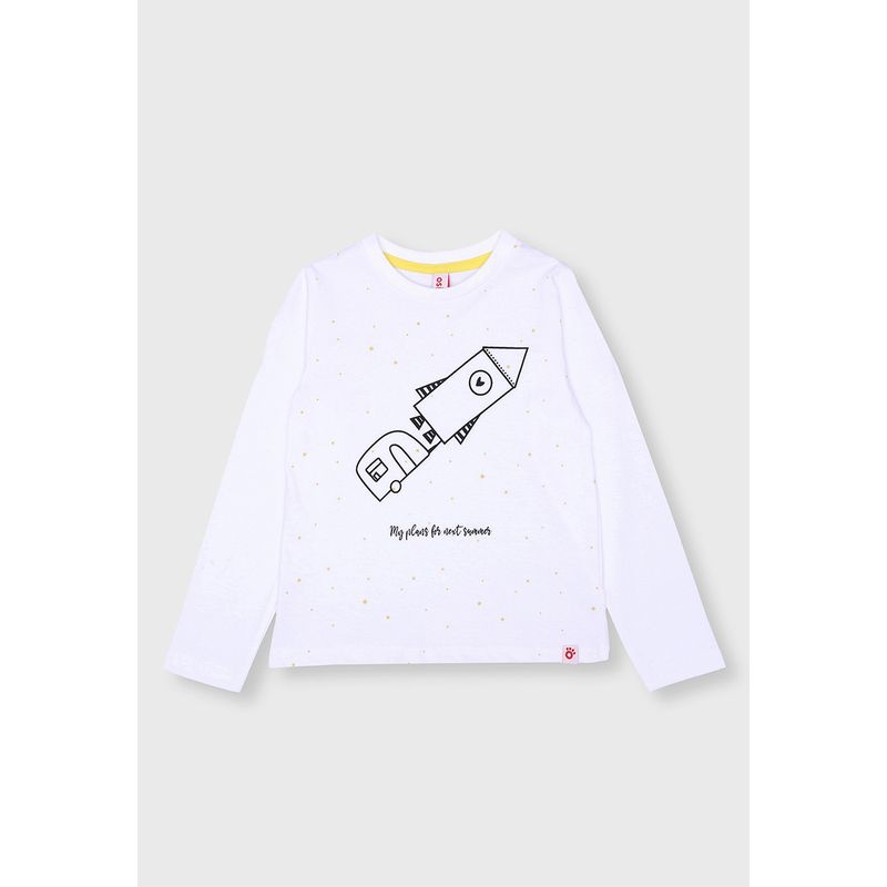 OSITO - Polera Con Estampado Niño Osito OSITO