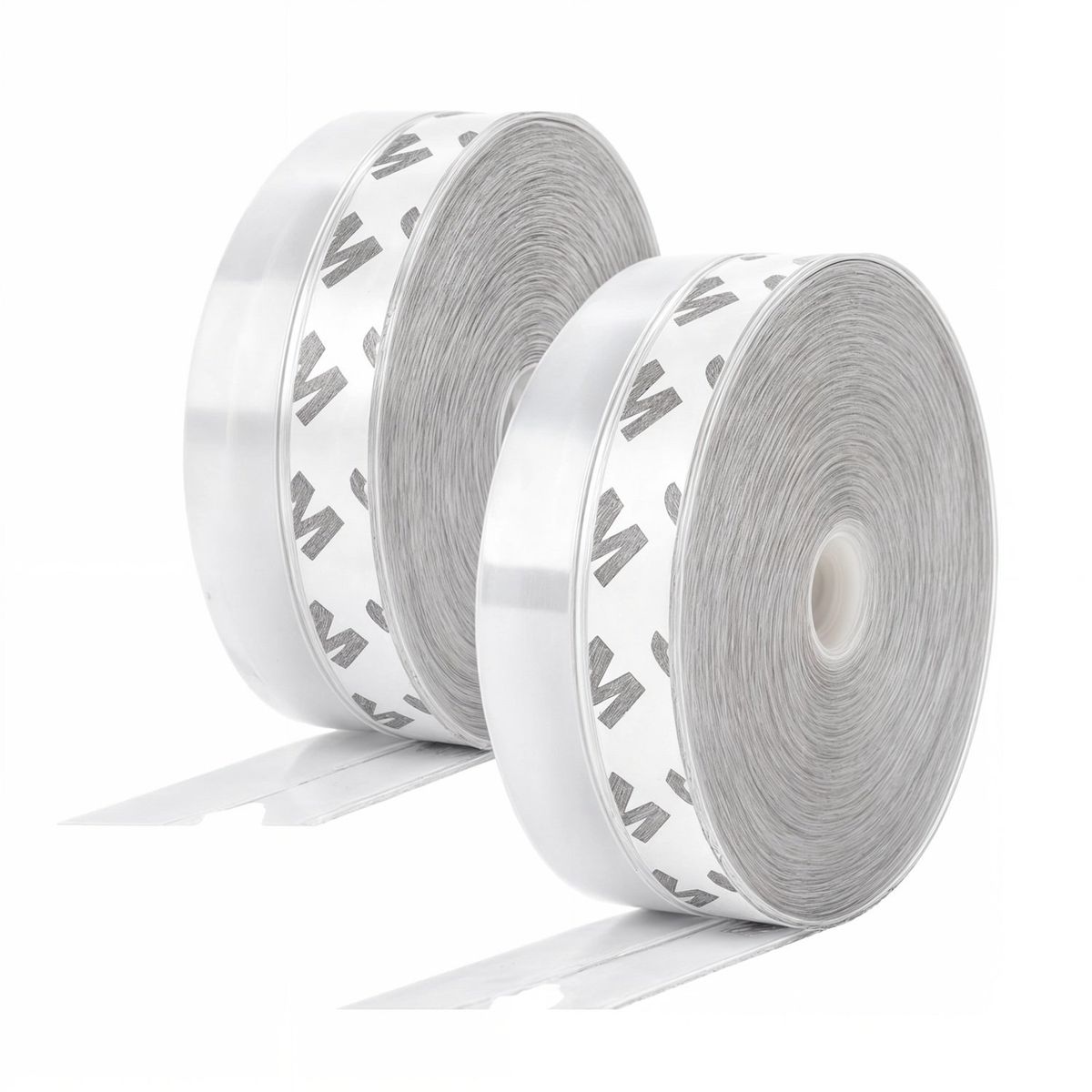 GENERICO - Cinta aislante silicona para puertas ventanas 2 rollos cinta de aislar