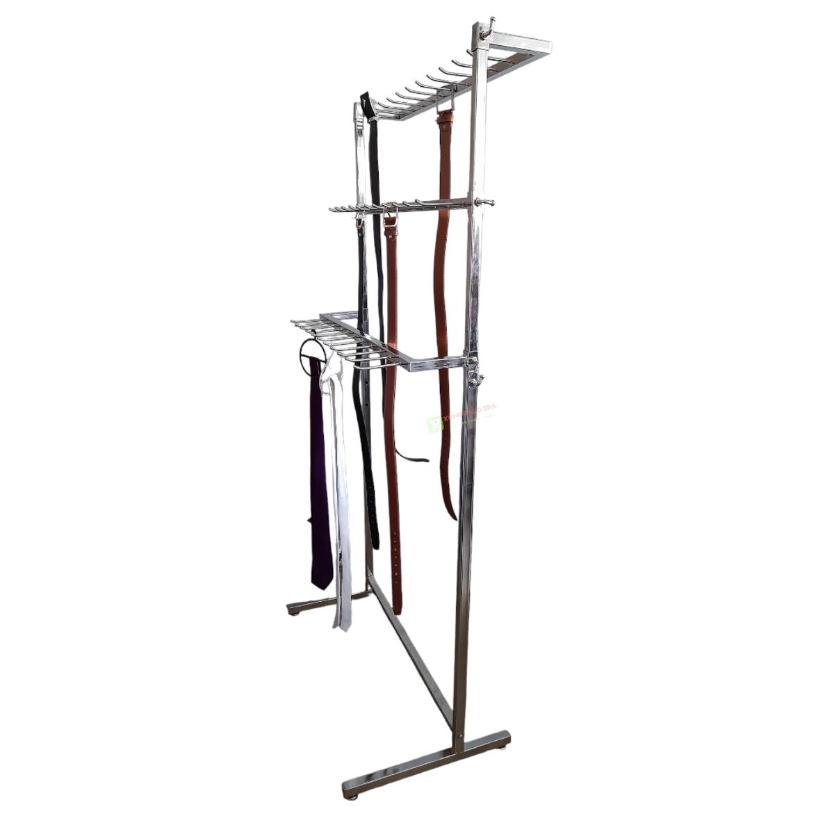 GENERICO - Perchero Metal Para Cinturones Correas Corbatas Sin Ruedas