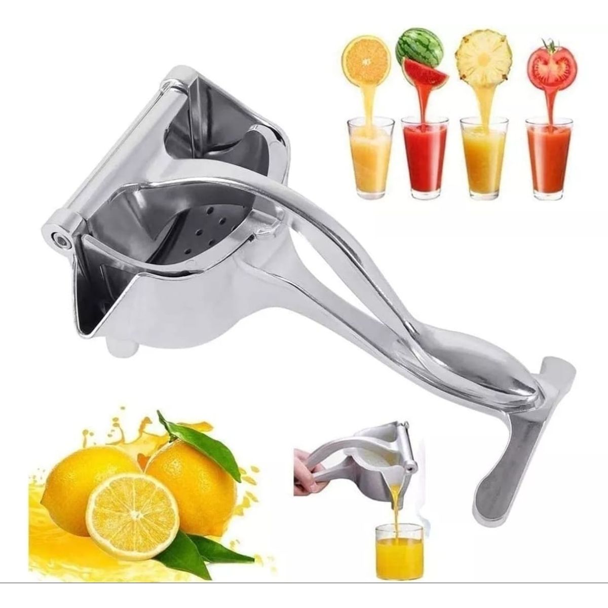GENERICO - Exprimidor manual de frutas para jugo