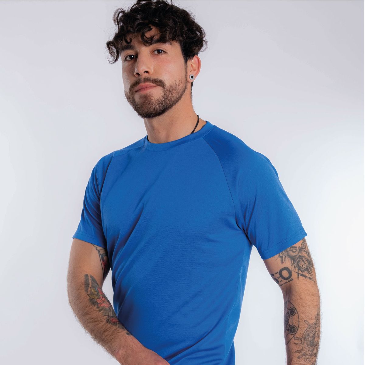 TJ TAJE - POLERA DEPORTIVA MANGA CORTA HOMBRE