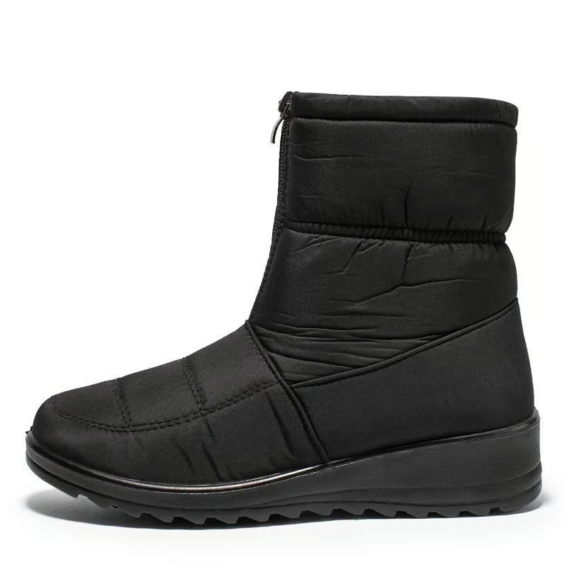 GENERICO - Botas de nieve impermeables para mujer Black