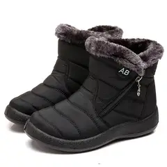 GENERICO - Botas Impermeables Por Dentro Forradas Con Chiporro - Negro