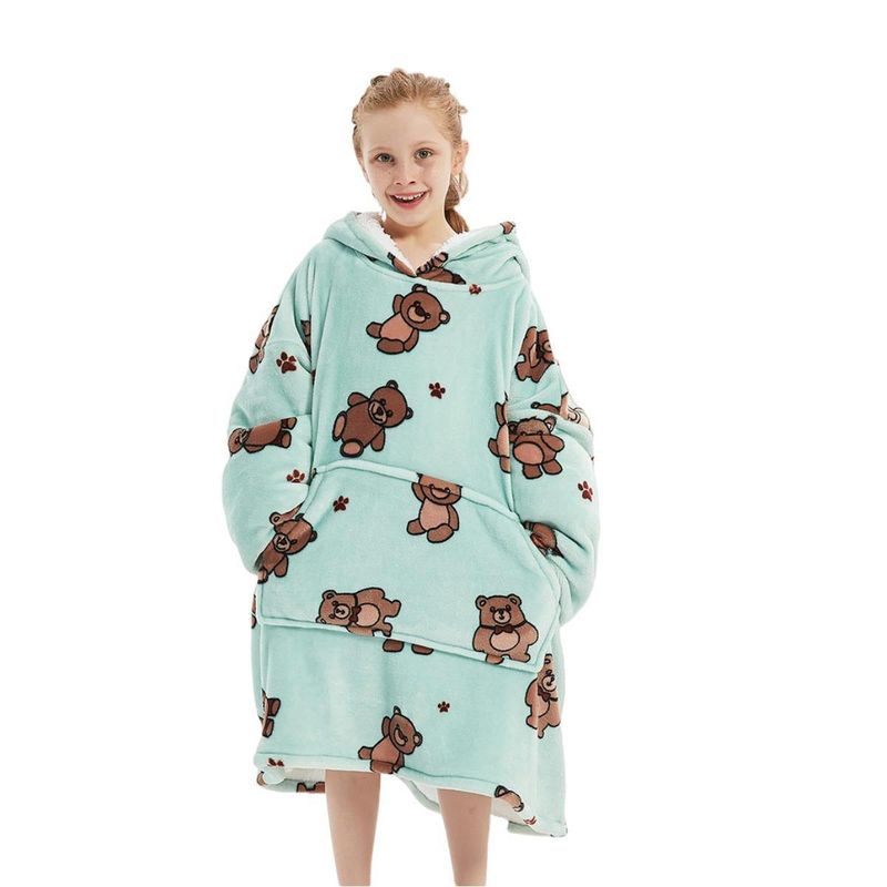 EVERSO - Polerones Felpa Con Capucha Manta Polar Niños.