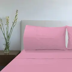 VICTORIANAS - Juego de Sabanas Queen Diversión Clásico Palo Rosa 200 Hilos