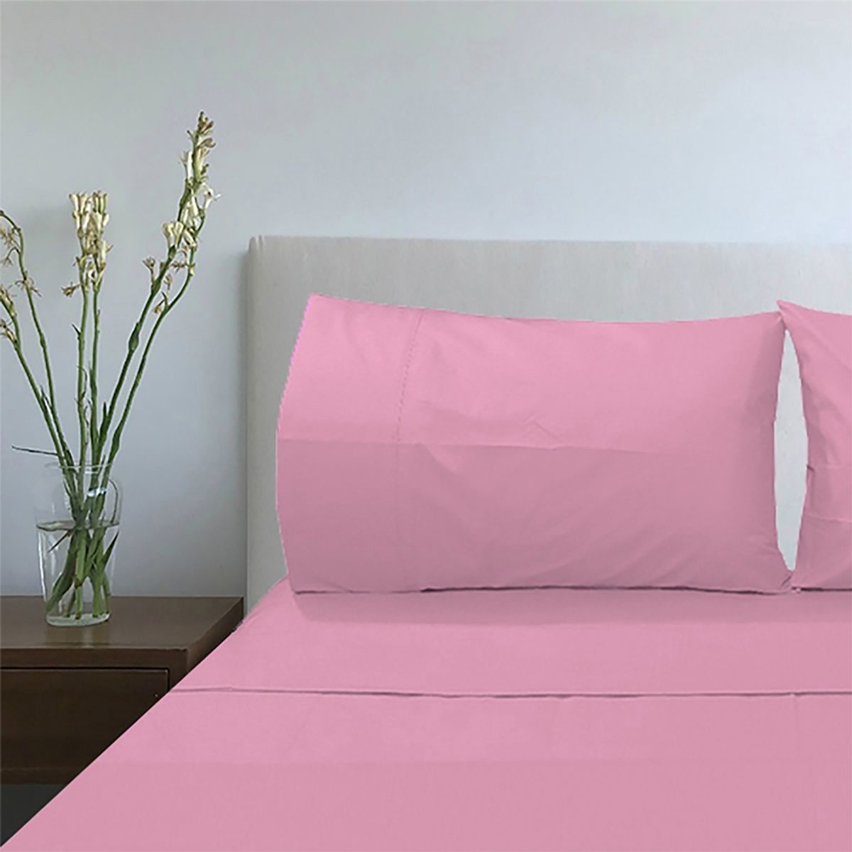 VICTORIANAS - Juego de Sabanas 2 Plazas Diversión Clásico Palo Rosa 200 Hilos