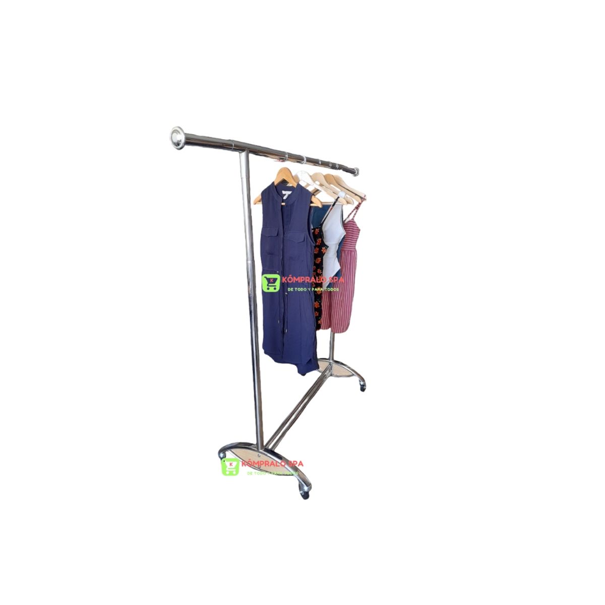 GENERICO - Perchero De Metal Extendible Con Ruedas 183cm