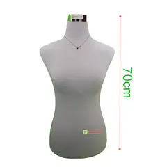 GENERICO - Torso Maniquí De Dama Plastico Sin Pedestal Blanco